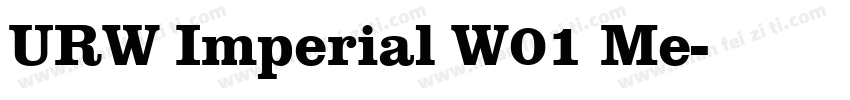 URW Imperial W01 Me字体转换